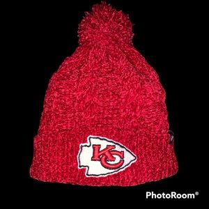 Kansas City Chiefs Beanie w/Pom Pom